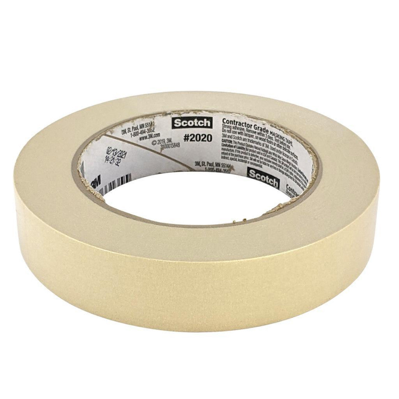 3M 2020 1-1/2"X60YD Masking Tape (Beige)