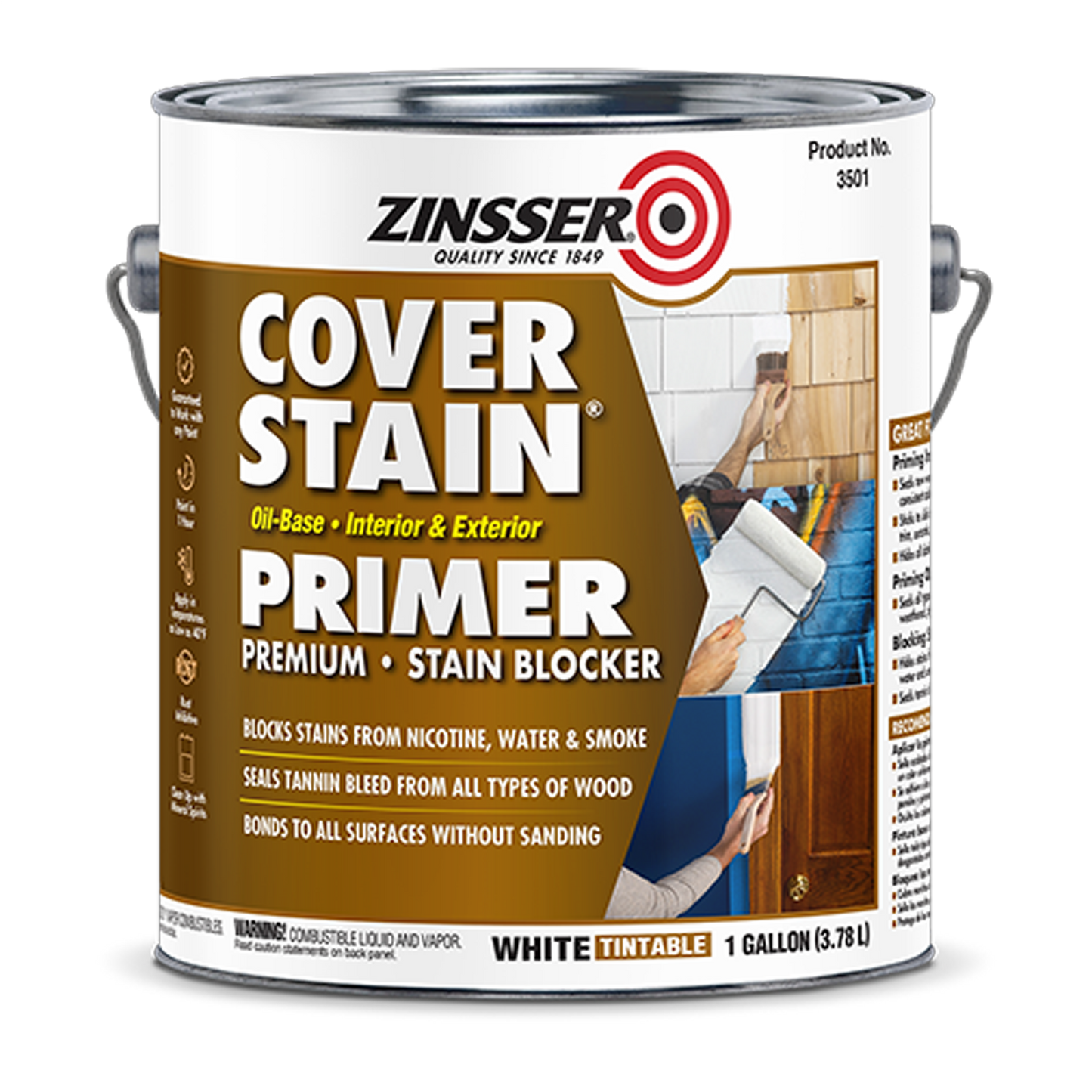Cover-Stain® Oil-Base Primer - Zinsser - Quart & Gallon