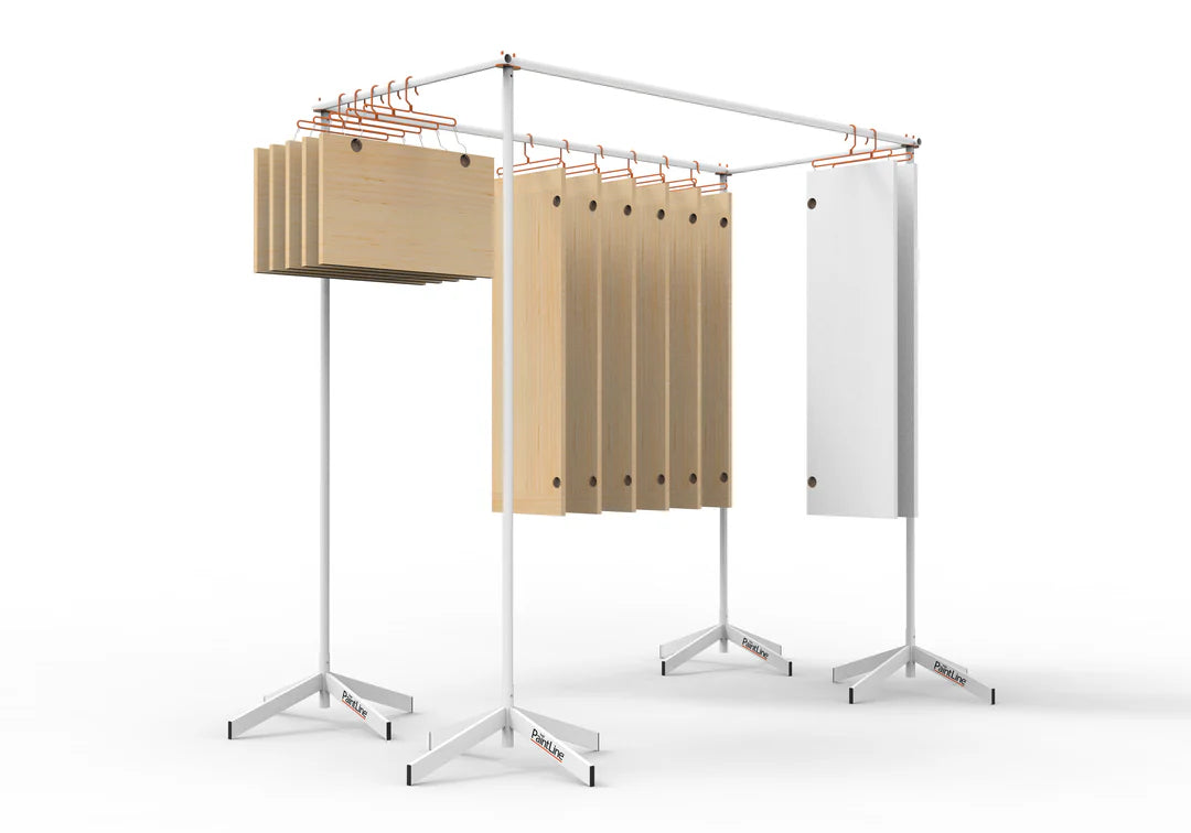 ProDryingRacks - PaintLine - 50 hangers - 100 cup hooks - 1 spinner, spray holder