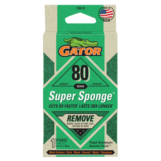 Super Sponge All-Purpose - Gator - 80 Grit
