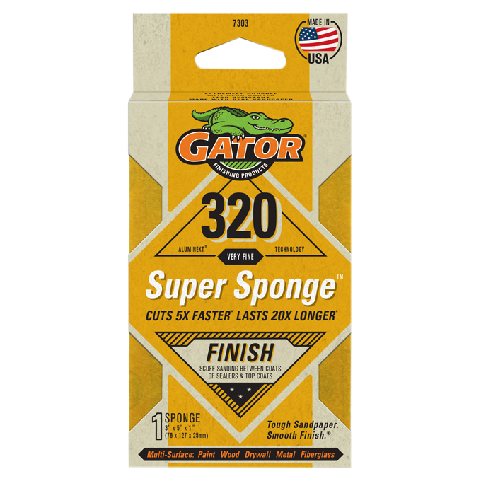 Super Sponge All-Purpose - Gator - 320 Grit