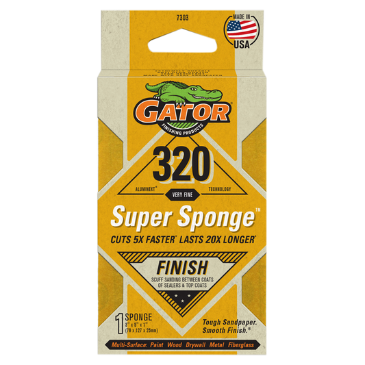 Super Sponge All-Purpose - Gator - 320 Grit