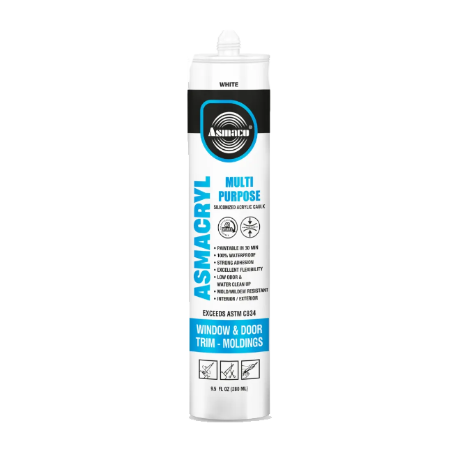 ASMACRYL Multi Purpose Siliconized Acrylic Caulk