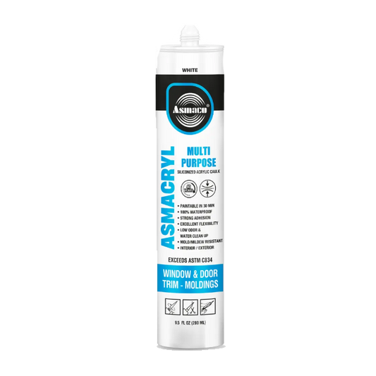 ASMACRYL Multi Purpose Siliconized Acrylic Caulk