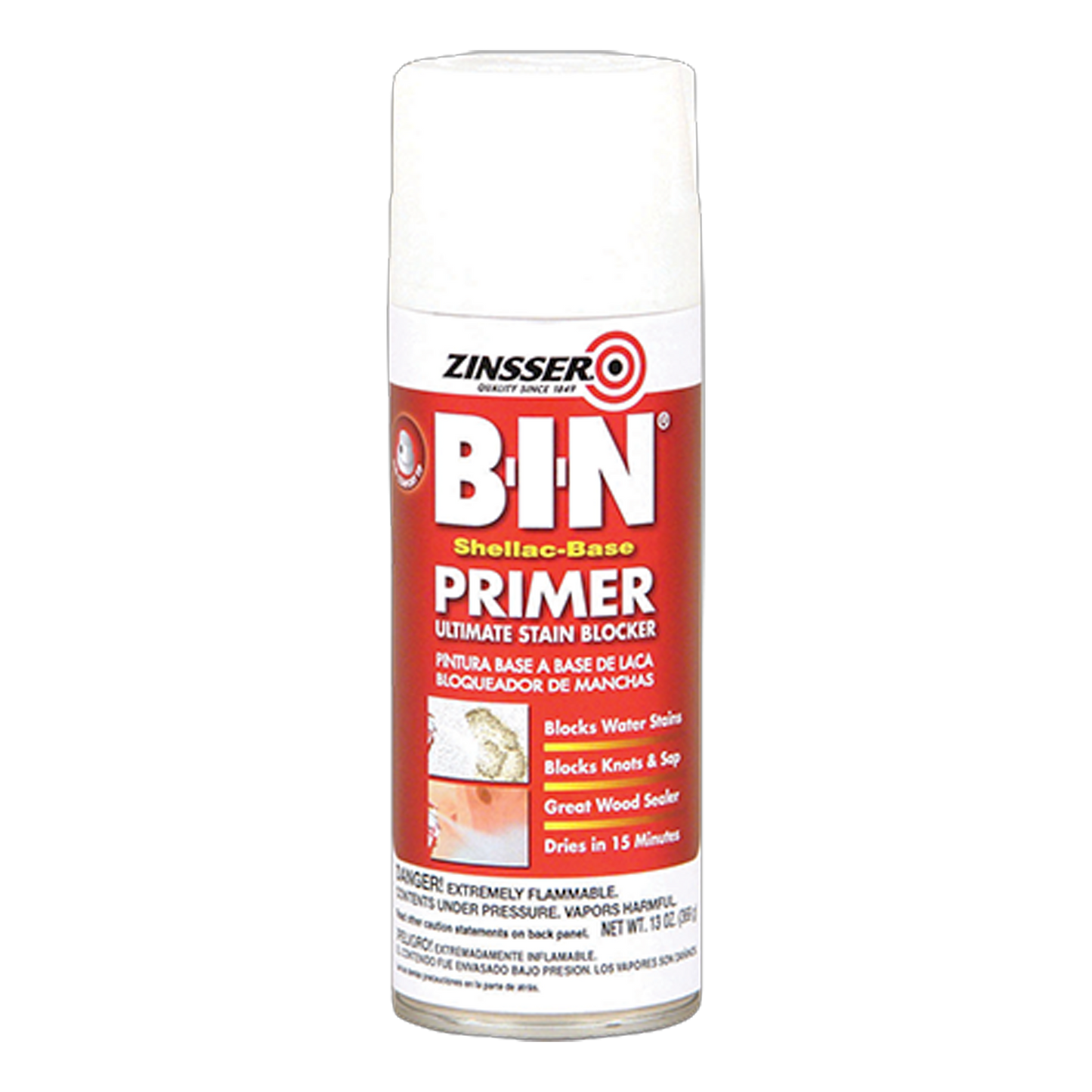 B-I-N® Shellac-Base Primer - Zinsser - 13oz Spray