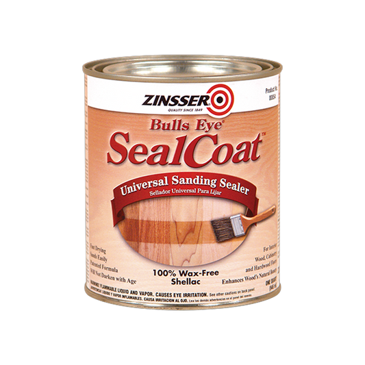 Bulls Eye® SealCoat® Universal Sanding Sealer - Zinsser - Quart & Gallon
