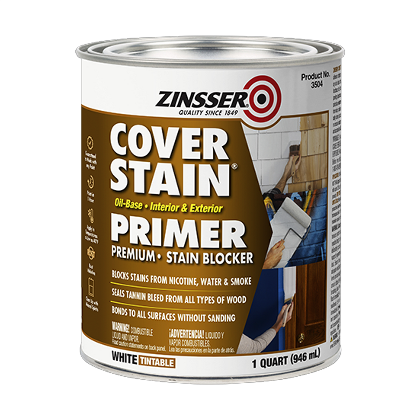 Cover-Stain® Oil-Base Primer - Zinsser - Quart & Gallon