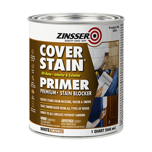 Cover-Stain® Oil-Base Primer - Zinsser - Quart & Gallon