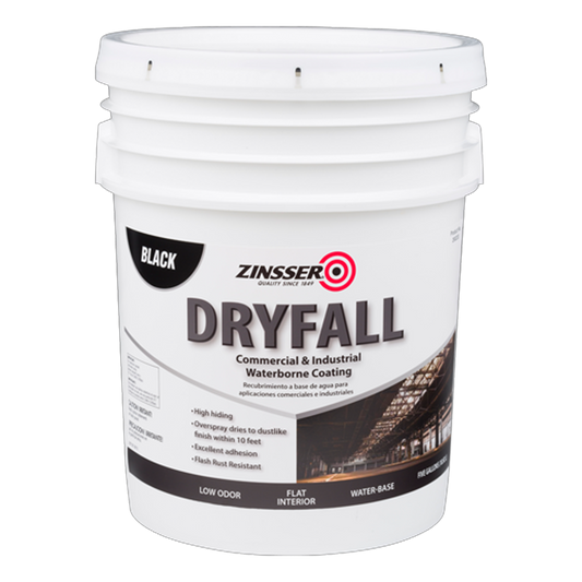 Dryfall Commercial and Industrial Waterborne Coating - Zinsser - 5 Gallon