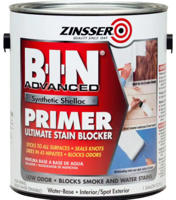 Rust-Oleum Zinsser B-I-N Interior & Spot Exterior Primer, Sealer, & Stain Killer