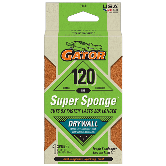 Super Sponge Drywall - Gator - 120 Grit