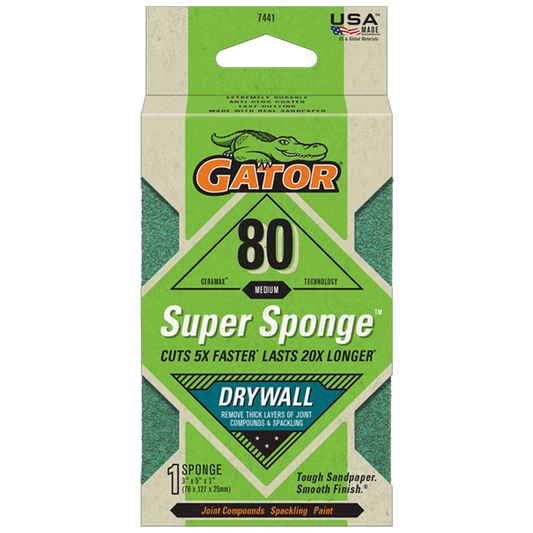 Super Sponge Drywall - Gator - 80 grit