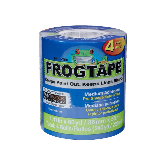 Frog Tape PRO Blue Tape 1-1/2 - ( 36mm) - 4 Pack