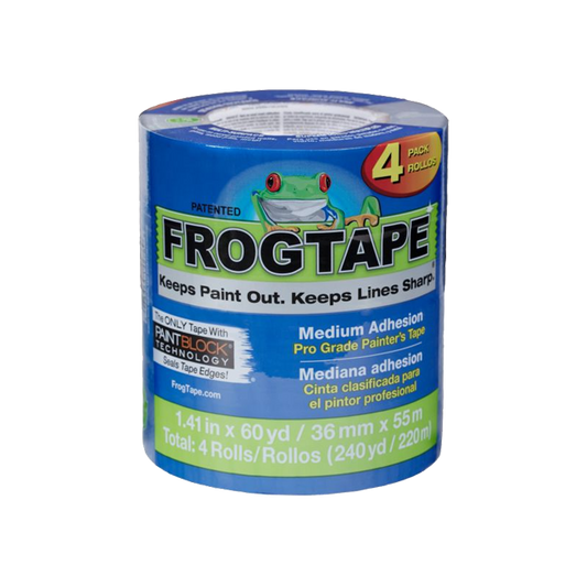 Frog Tape PRO Blue Tape 1-1/2 - ( 36mm) - 4 Pack